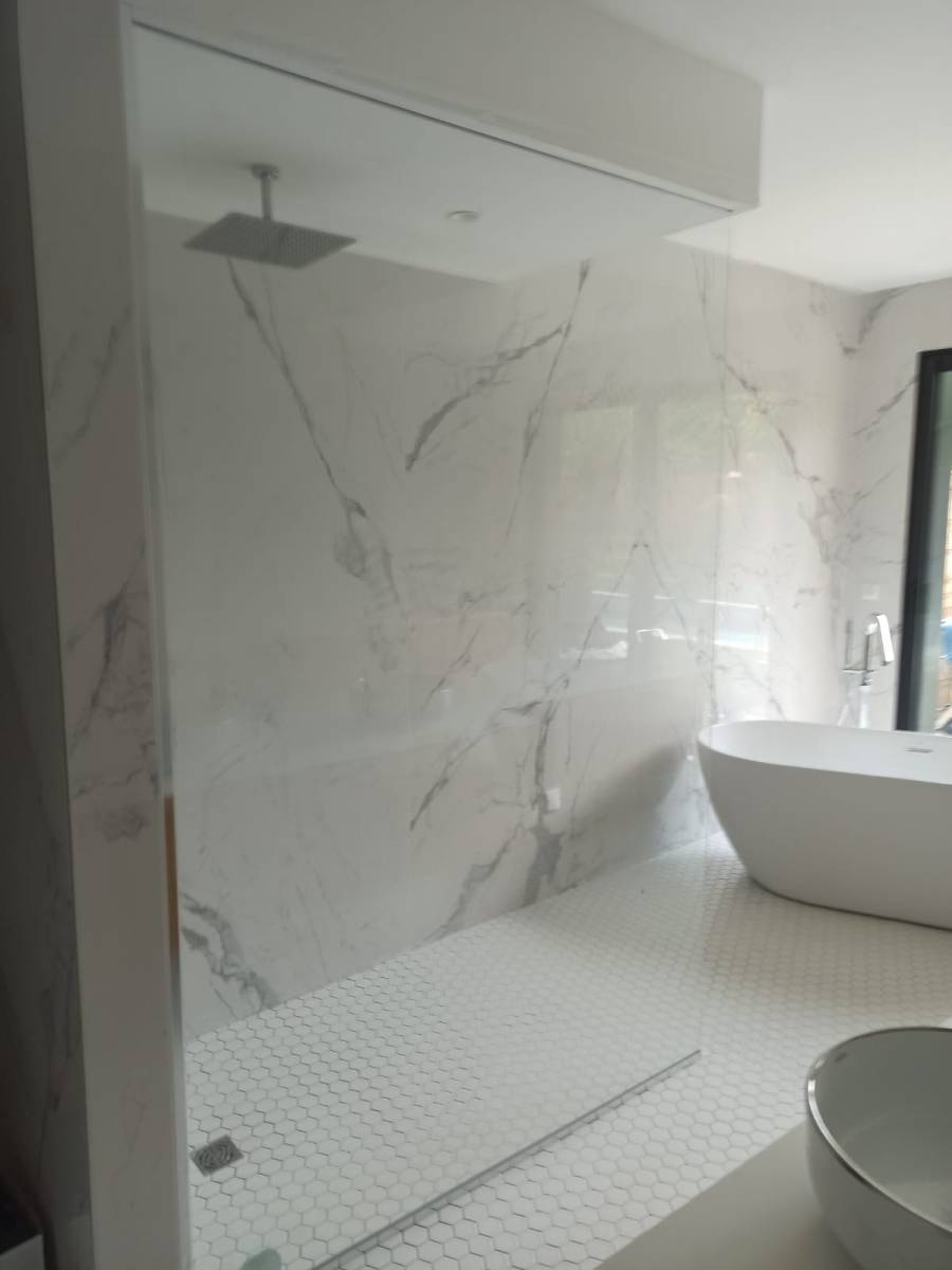 Paroi de douche à l'italienne